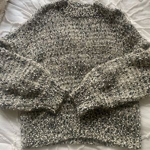 cozy knit anthropologie sweater